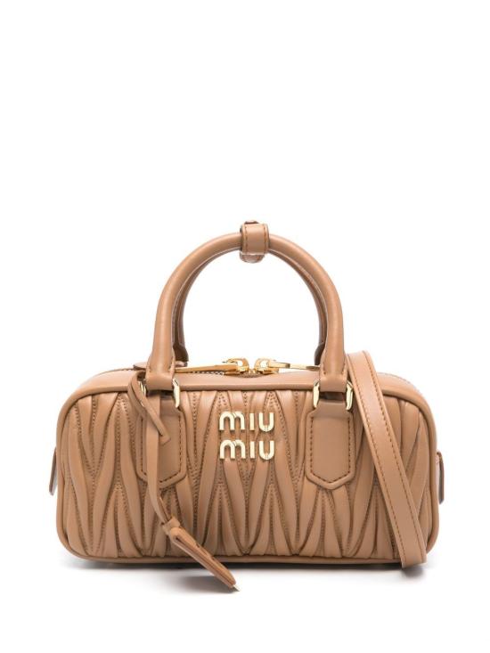 26FW 미우미우 아르카디 마테라쎄 나파 레더 백 5BB142VOONAN88 F098L NUDE NEUTRALS