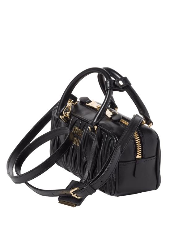 26FW 미우미우 아르카디 로고 토트백 5BB142VOONAN88 F0002 BLACK - MIU MIU