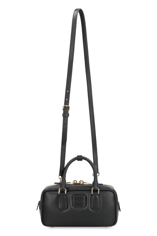 26FW 미우미우 토트백 5BB142VOONACR3 F0002 BLACK - MIU MIU