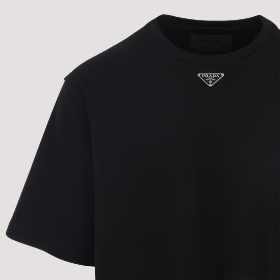 26SS 프라다 반팔 티셔츠 UJN861S232240 F0002 BLACK - PRADA