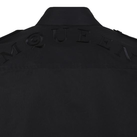25FW 알렉산더 맥퀸 긴팔 셔츠 832666QSABY1000 BLACK - ALEXANDER MCQUEEN