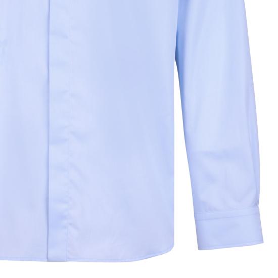 25FW 발망 긴팔 셔츠 FH1HS480CG196DT BLEU CIEL - BALMAIN