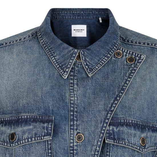 25FW 이자벨마랑 미디 원피스 CB0088FAB1H04E30FB FADED BLUE - ISABEL MARANT