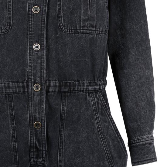 25FW 이자벨마랑 미디 원피스 CB0088FAB1H04E01VB VINTAGE BLACK - ISABEL MARANT