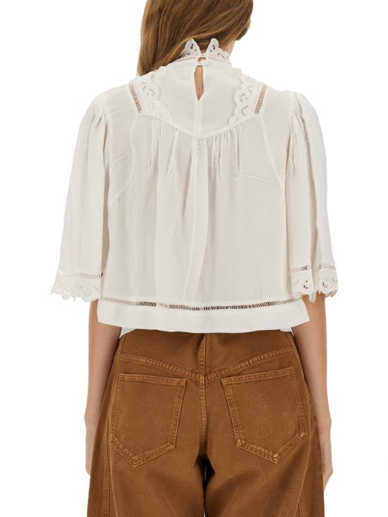 25FW 이자벨마랑 반팔 티셔츠 HT0662FAC3J11I20WH WHITE - ISABEL MARANT