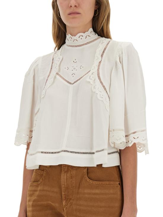 25FW 이자벨마랑 반팔 티셔츠 HT0662FAC3J11I20WH WHITE - ISABEL MARANT