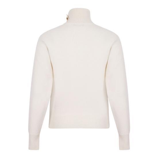 25FW 발망 터틀넥 FF0KF100KI870KA NATUREL - BALMAIN