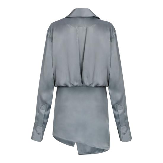 25FW 디 아티코 미디 원피스 251WCA00394VVV088AA084 GREY - THE ATTICO