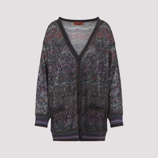 25FW 미소니 가디건 DS25WM0TBC005GS91P6 MULTICOLOUR - MISSONI