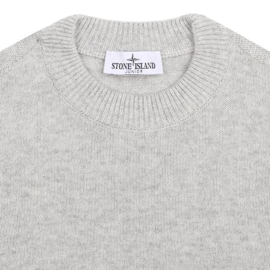 25FW [키즈] 스톤 아일랜드 트레이닝 상의 K2S165100002S00M1V0M64 MELANGE GREY - STONE ISLAND