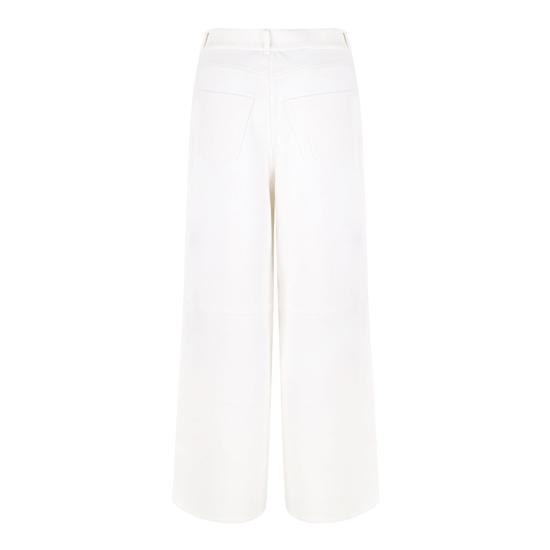 25FW 에스막스마라 스트레이트 팬츠 2529786021600MERLOT020001 WHITE - 'S MAX MARA