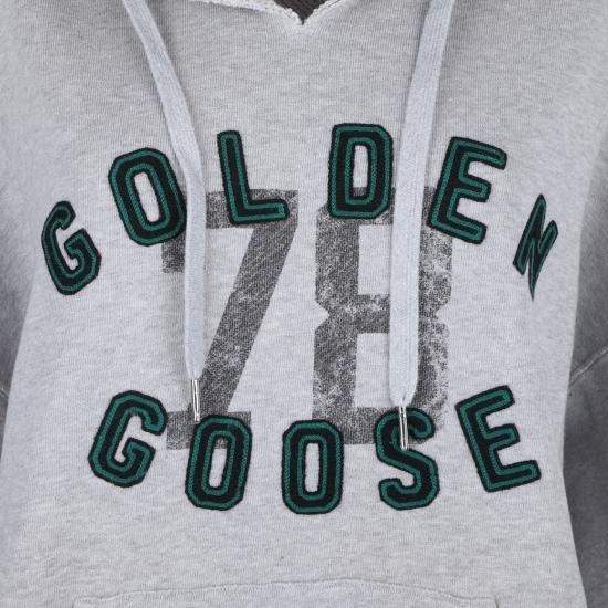  골든구스 후드 티셔츠 GUP02170P00186160583GREYMELANGE - GOLDEN GOOSE