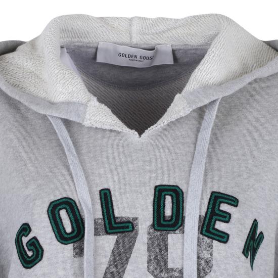  골든구스 후드 티셔츠 GUP02170P00186160583GREYMELANGE - GOLDEN GOOSE