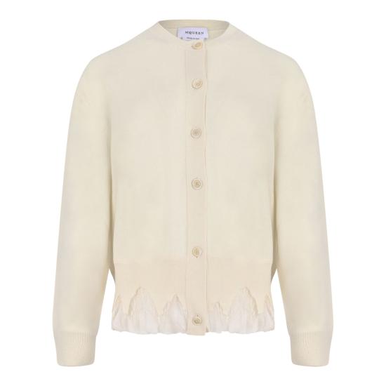 25FW 알렉산더 맥퀸 스웨터 829289Q1BC89288 IVORY IVORY