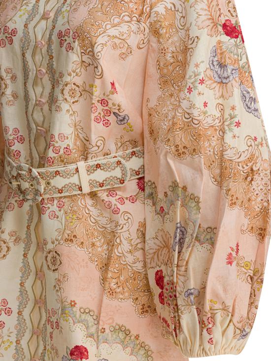 26SS 짐머만 미디 원피스 6470DRS263WPFB PINK - ZIMMERMANN