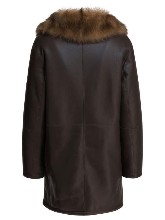 25FW 비앤더블유 무스탕 1650MONTONEMARRONE BROWN - B&W