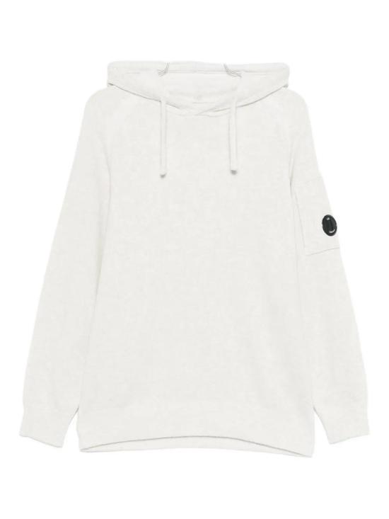 25FW 씨피 컴퍼니 후드 티셔츠 19CMKN254A006170A M12 WHITE MELANGE
