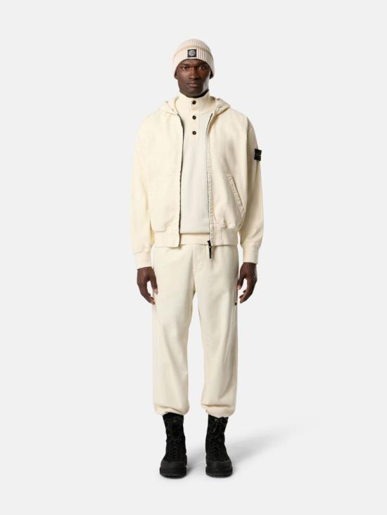 25FW 스톤 아일랜드 후드 티셔츠 K2S156100017S0184 V0193 IVORY - STONE ISLAND
