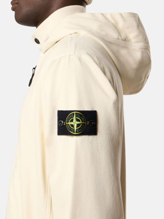 25FW 스톤 아일랜드 후드 티셔츠 K2S156100017S0184 V0193 IVORY - STONE ISLAND