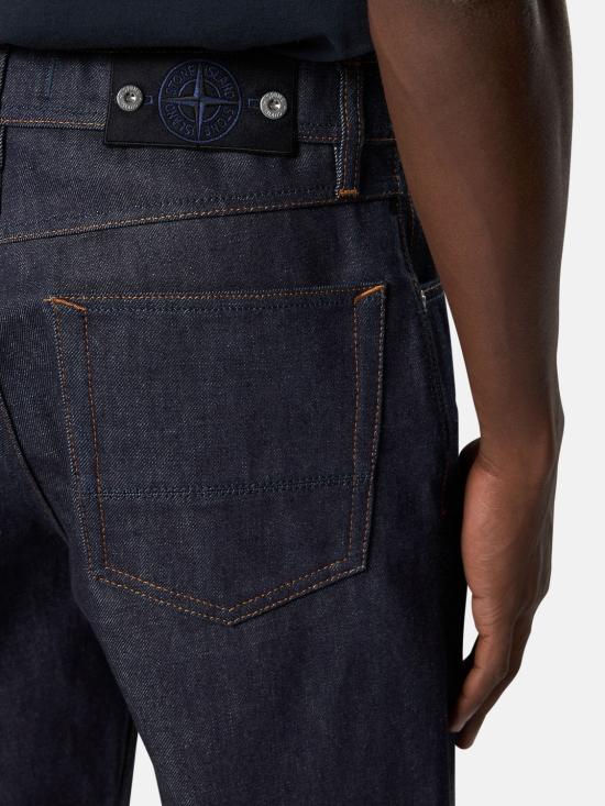 25FW 스톤 아일랜드 스트레이트 팬츠 K2S15J100006S00J8 VJ200 BLUE RAW - STONE ISLAND