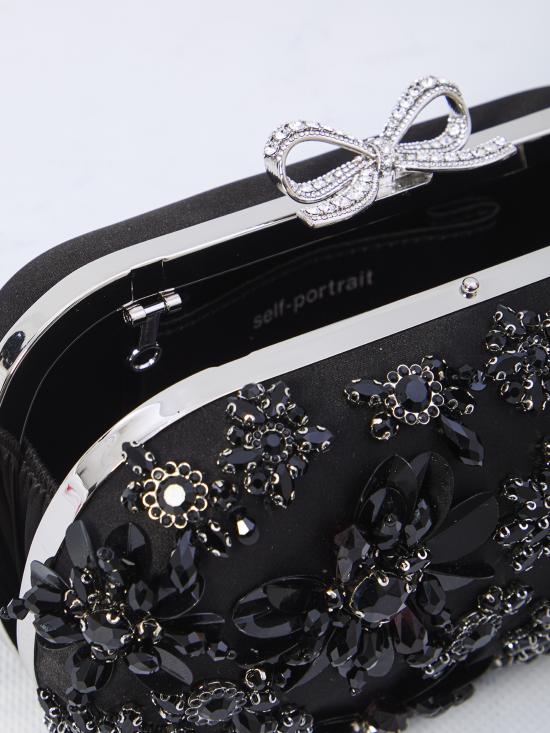 26SS 셀프 포트레이트 클러치/파우치 RS26304 BLACK - SELF PORTRAIT