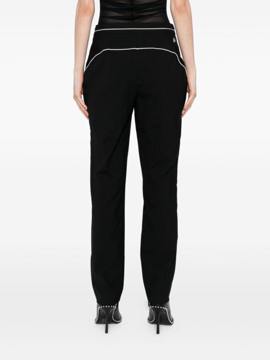25FW 칼라거펠트 스트레이트 팬츠 A3W10094101 WHITEBLACK - KARL LAGERFELD