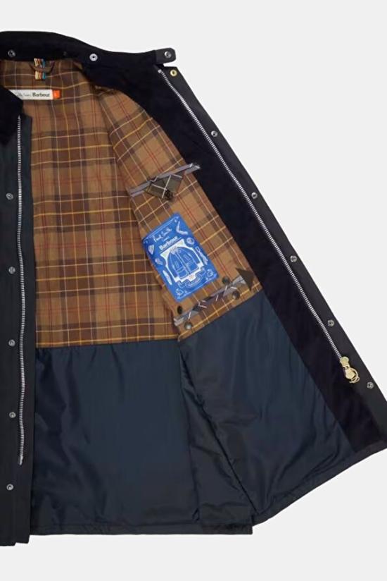 25FW 바버 폴 스미스 X 바버 비스턴 왁스 자켓 MWX2514NY51 NY51NAVY - BARBOUR