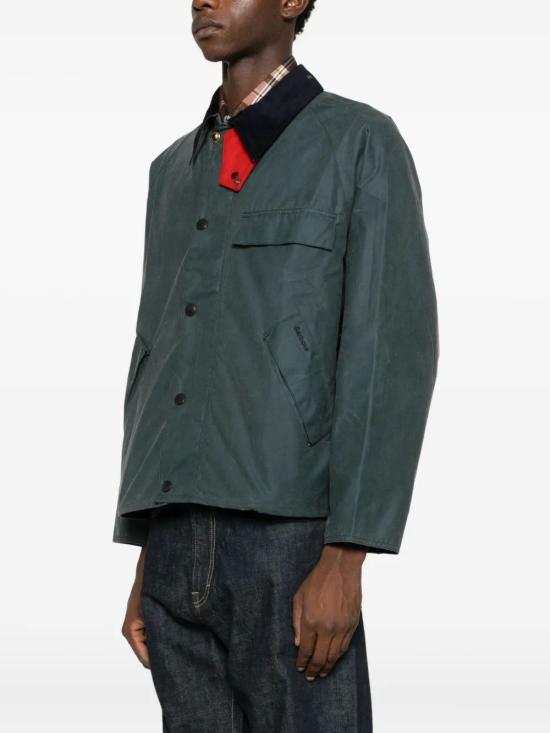25FW 바버 폴 스미스 X 바버 트랜스포트 비데일 왁스 자켓 MWX2516GY91 GY91DARKSLATE - BARBOUR