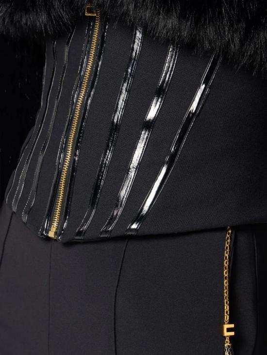 25FW 엘리자베타프랜치 스트레이트 팬츠 PA14157E2 110NERO - ELISABETTA FRANCHI