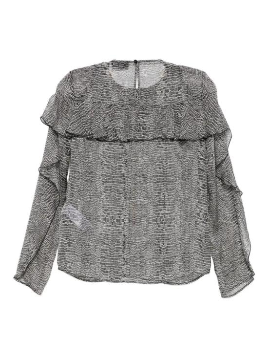 25FW 엘리자베타프랜치 블라우스 CA12757E2 110NERO - ELISABETTA FRANCHI