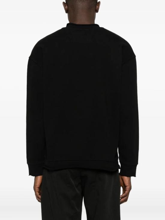 25FW 씨피 컴퍼니 아세로 플리스 모크넥 스웨트셔츠 19CMSS246A110501G BLACK999 - C.P. COMPANY