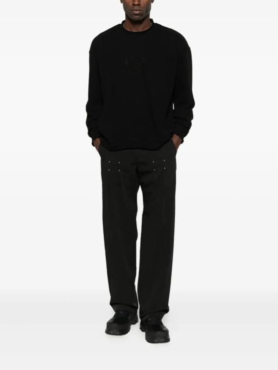 25FW 씨피 컴퍼니 아세로 플리스 모크넥 스웨트셔츠 19CMSS246A110501G BLACK999 - C.P. COMPANY