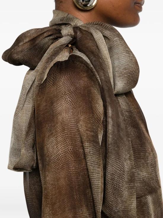 25FW 엘리자베타프랜치 셔츠 CA12857E2 EL1LIZARD - ELISABETTA FRANCHI