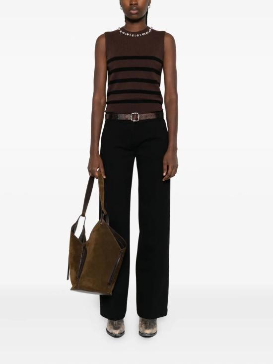 25FW 에르마노 스트레이트 팬츠 D47EP051E40 MF099NERO - ERMANNO