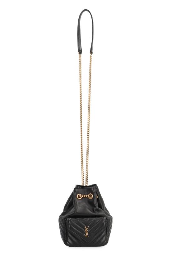 25FW 생로랑 나노 버킷백 760745 1EL071000 BLACK - SAINT LAURENT
