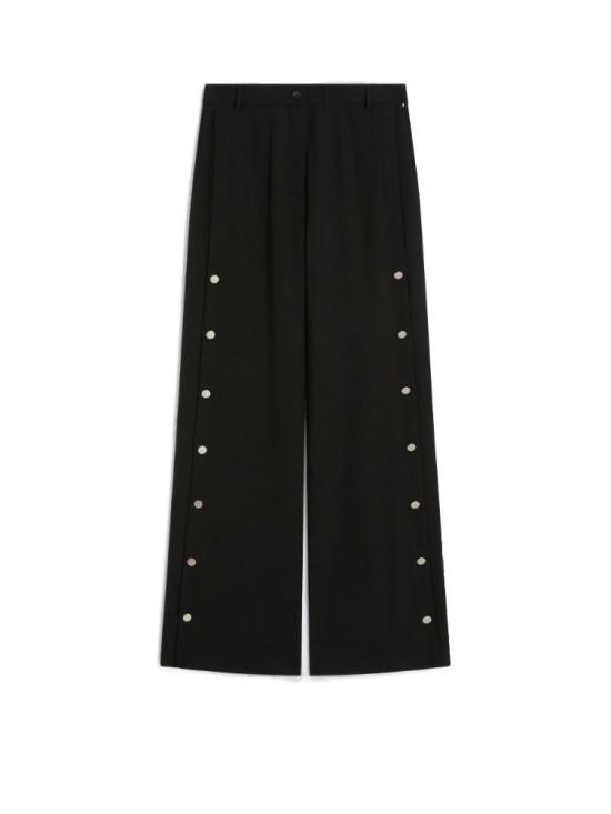 25FW 막스마라 스포츠막스 스트레이트 팬츠 2522136012600003 BLACK