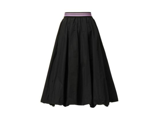  오니츠카타이거 롱 스커트 2182B485 001 BLACK DOM - ONITSUKA TIGER