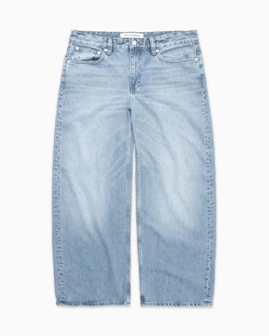  원 헌드레드 데님 팬츠 리옹 청바지 스토미 블루