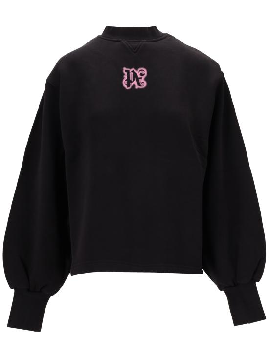 26FW 팜앤젤스 반팔 티셔츠 PWBA05CF25FLE003 1030 BLACK PINK