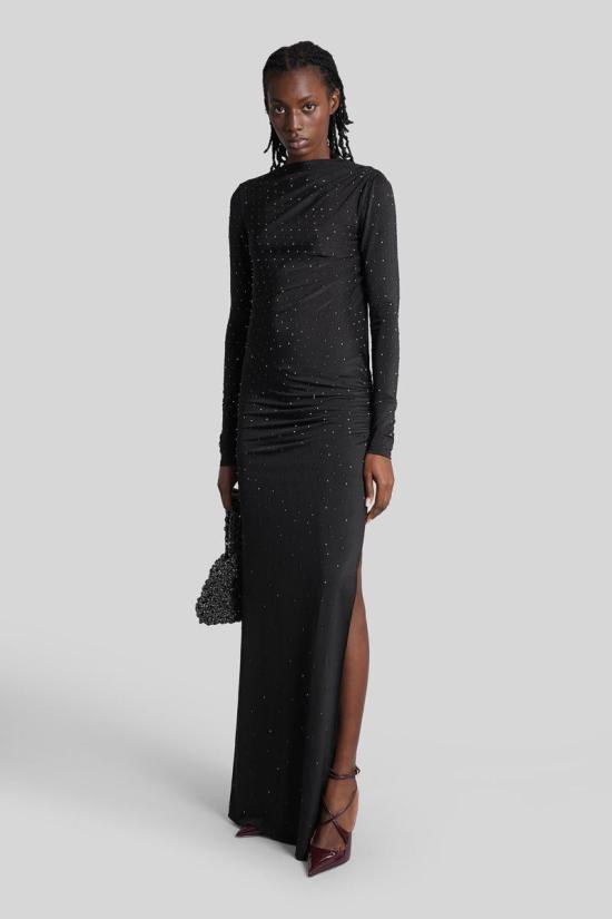 25FW 안다마네 롱 원피스 429306 TM180129D Black