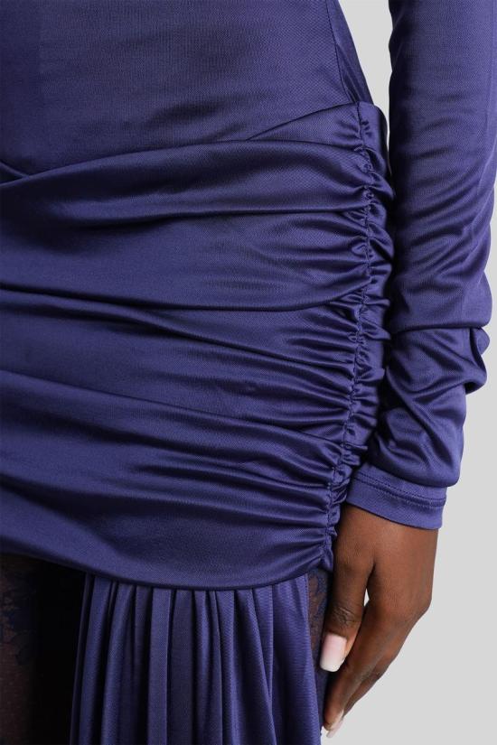 25FW 안다마네 숏 원피스 429307 TM180153A BLUE - ANDAMANE