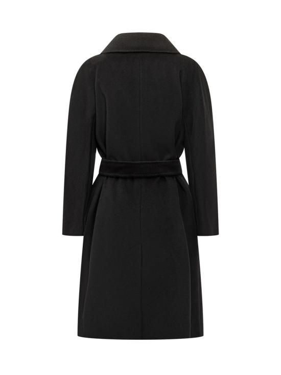 25FW 위켄드막스마라 코르테 코트  2525016062600 013 Black - WEEKEND MAX MARA