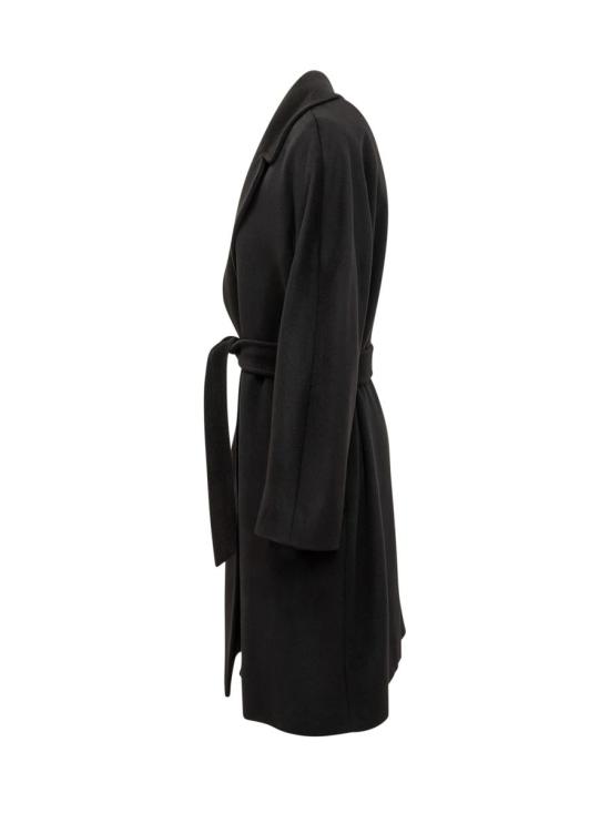 25FW 위켄드막스마라 코르테 코트  2525016062600 013 Black - WEEKEND MAX MARA