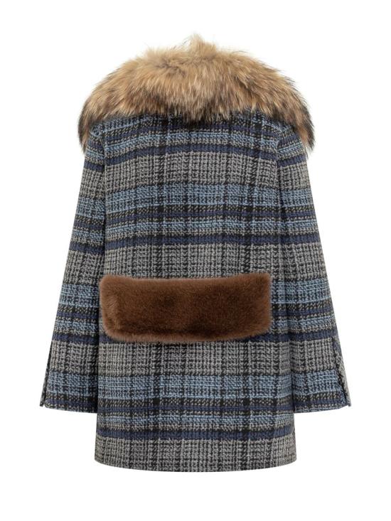 25FW 아바아도르 코트 13AAFW25 BLUE CHECK - AVA ADORE