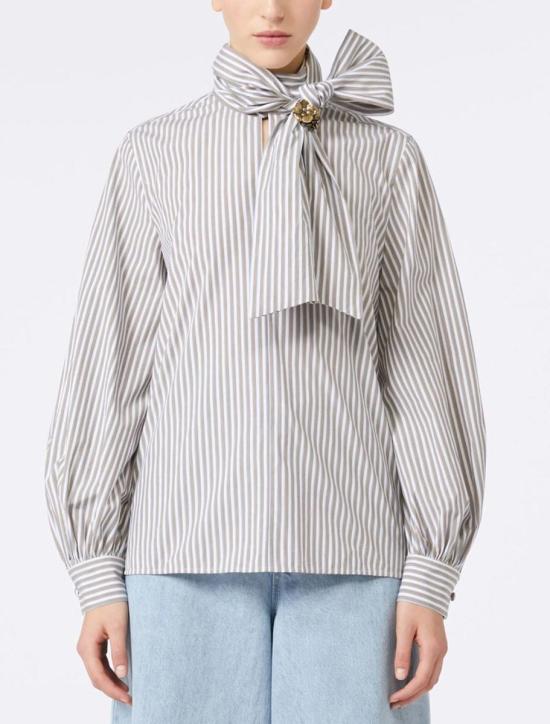 25FW 막스마라 블라우스 2521116091600009 BROWN - MAX MARA