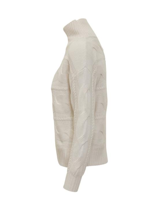 25FW 막스마라 스튜디오 터틀넥 2526366042600 001 WHITE - MAX MARA STUDIO