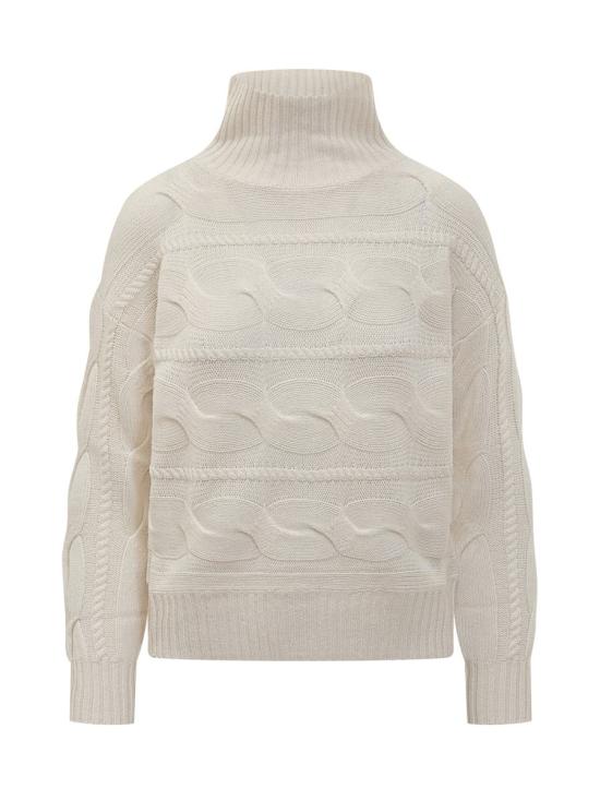 25FW 막스마라 스튜디오 터틀넥 2526366042600 001 WHITE