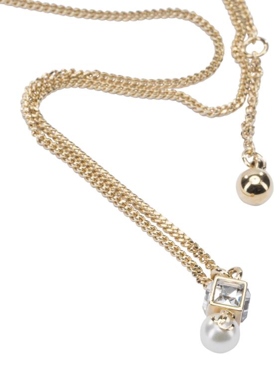 26SS 지미추 목걸이/팬던트 JC PEARL CUBE PNDNTFTAGOLD WHITE CRYSTAL Gold