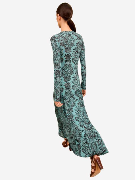  울라 존슨 롱 원피스 나이아 롱슬리브 러칭 드레스 - ULLA JOHNSON