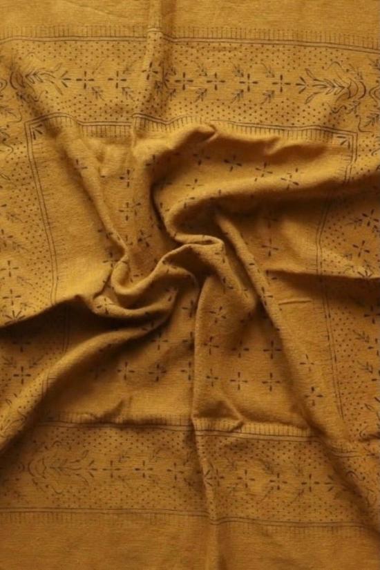  Eco Raw Studio 머플러/스카프 에코 로우 스튜디오 로우 실크 반다나 데저트 골드 X 블랙 잉크 - OTHER BRANDS